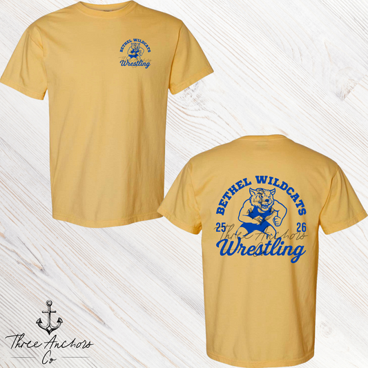 Bethel Wildcats Wrestling Retro Shirt