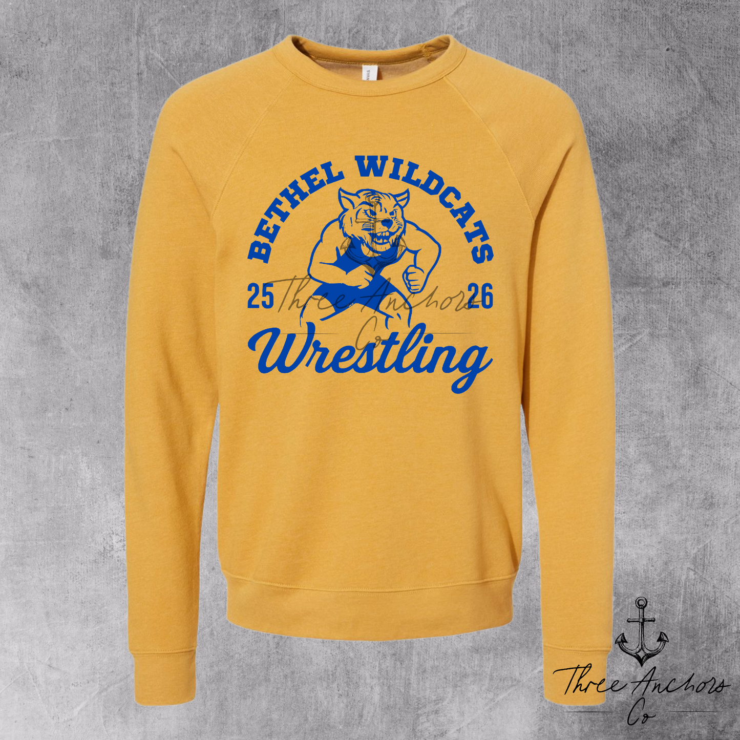 Bethel Wildcats Wrestling Retro Shirt